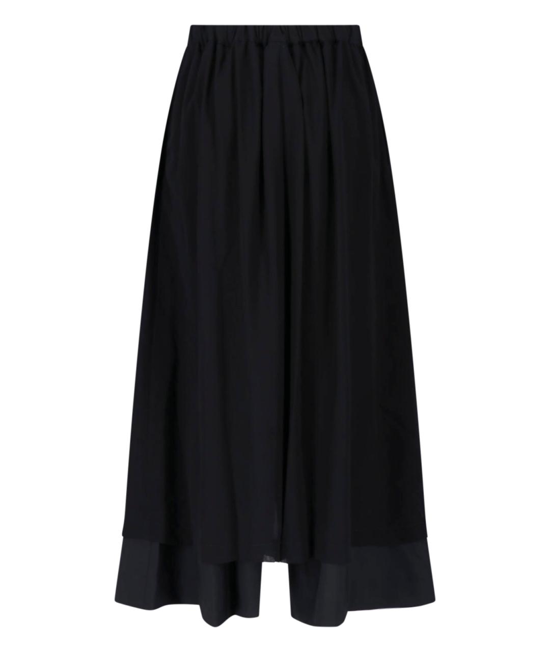 COMME DES GARÇONS Черные шерстяные брюки широкие, фото 2