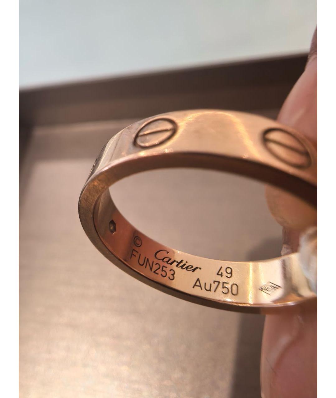 CARTIER Золотое кольцо из розового золота, фото 4
