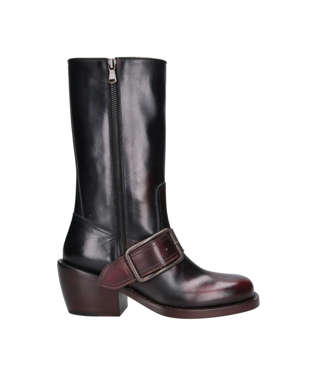 DRIES VAN NOTEN Мульти кожаные сапоги, фото 1