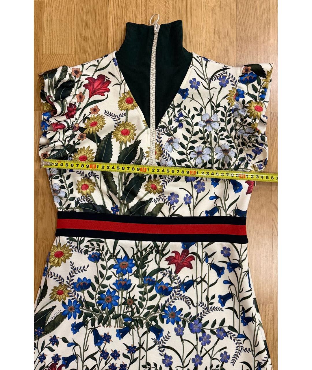 GUCCI Хлопковое коктейльное платье, фото 4