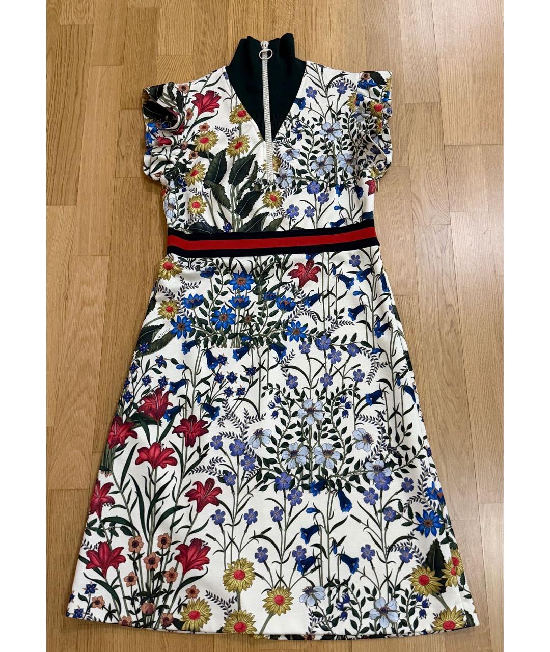 GUCCI Хлопковое коктейльное платье, фото 8