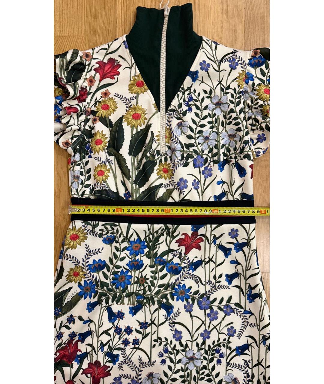 GUCCI Хлопковое коктейльное платье, фото 3