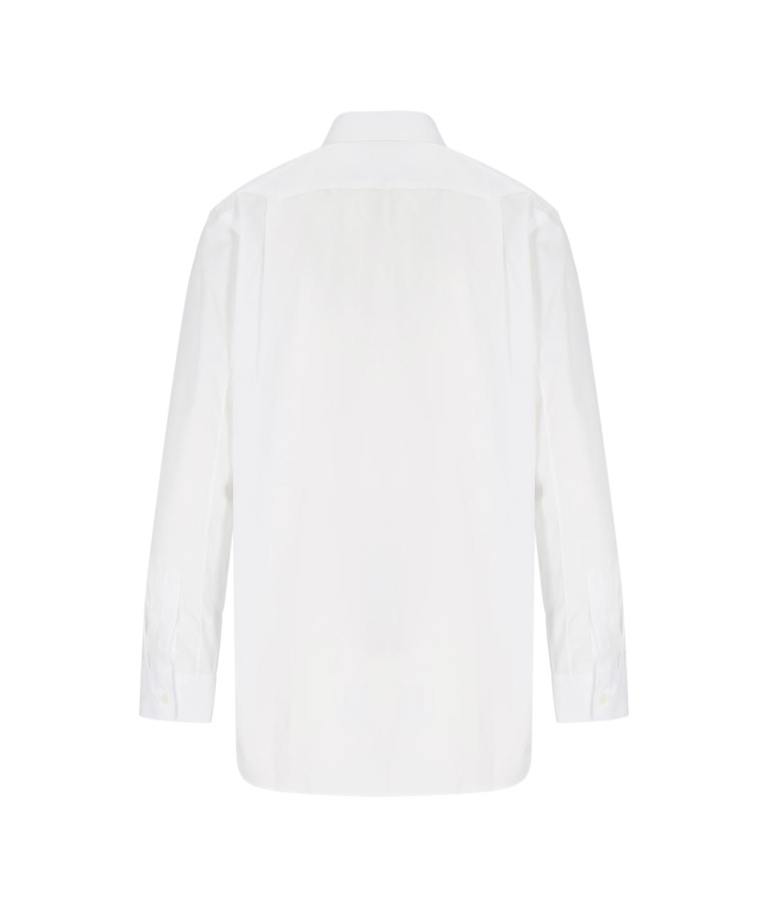 COMME DES GARÇONS PLAY Белая хлопковая классическая рубашка, фото 2