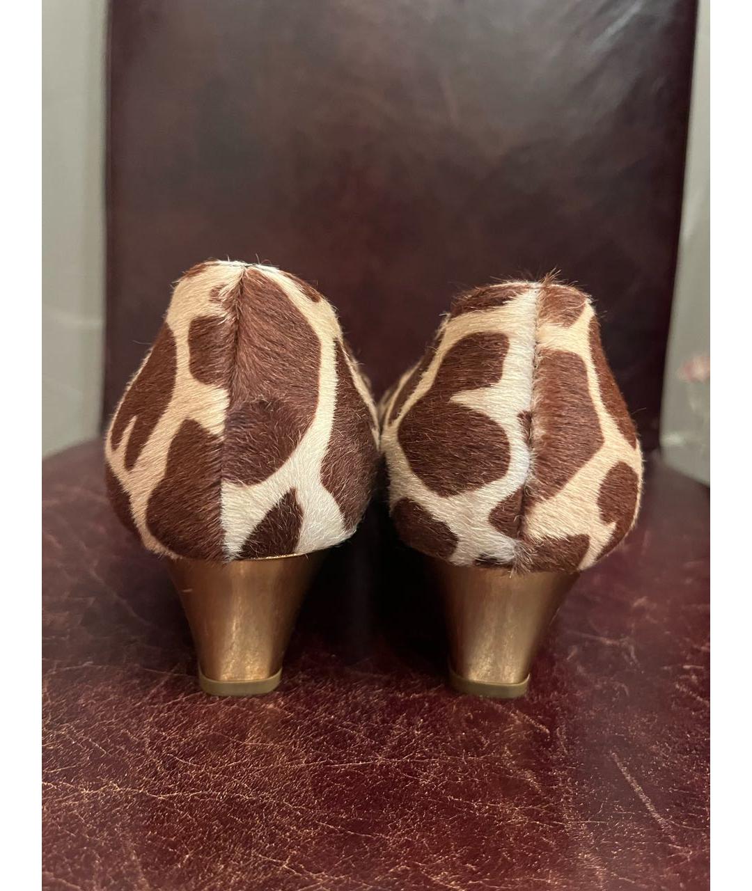PRADA Коричневые туфли, фото 4