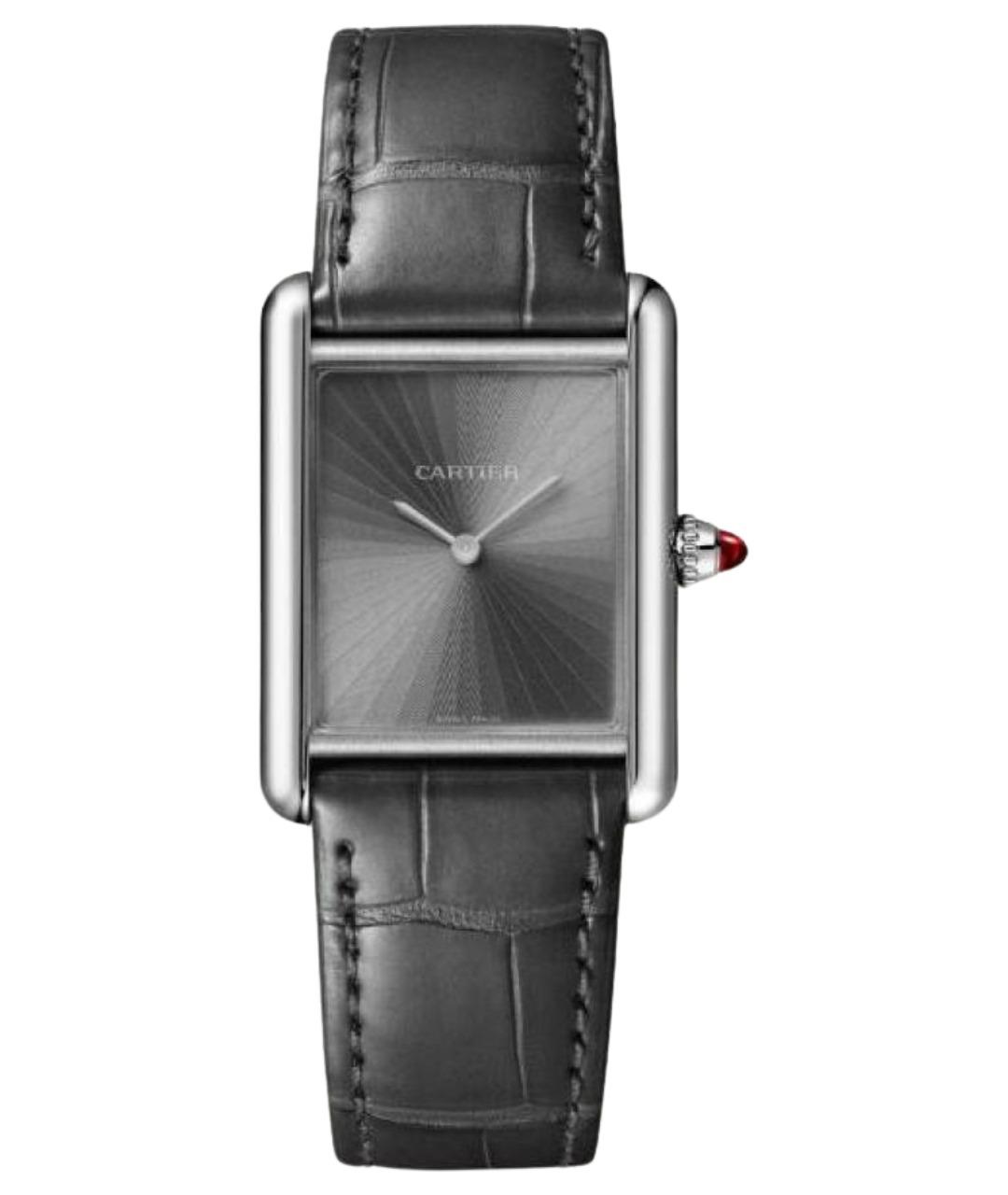 CARTIER Черные часы, фото 1
