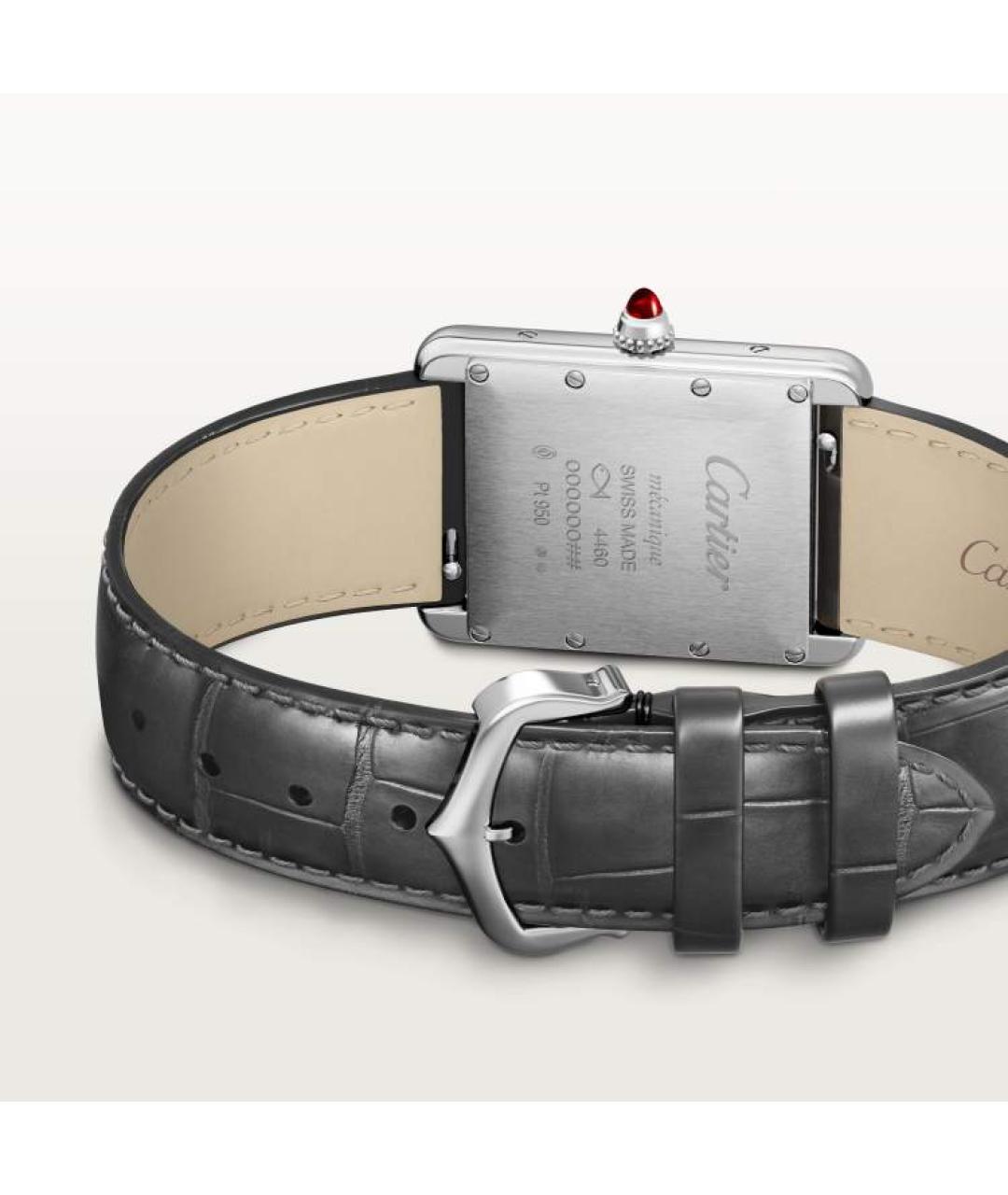 CARTIER Черные часы, фото 2