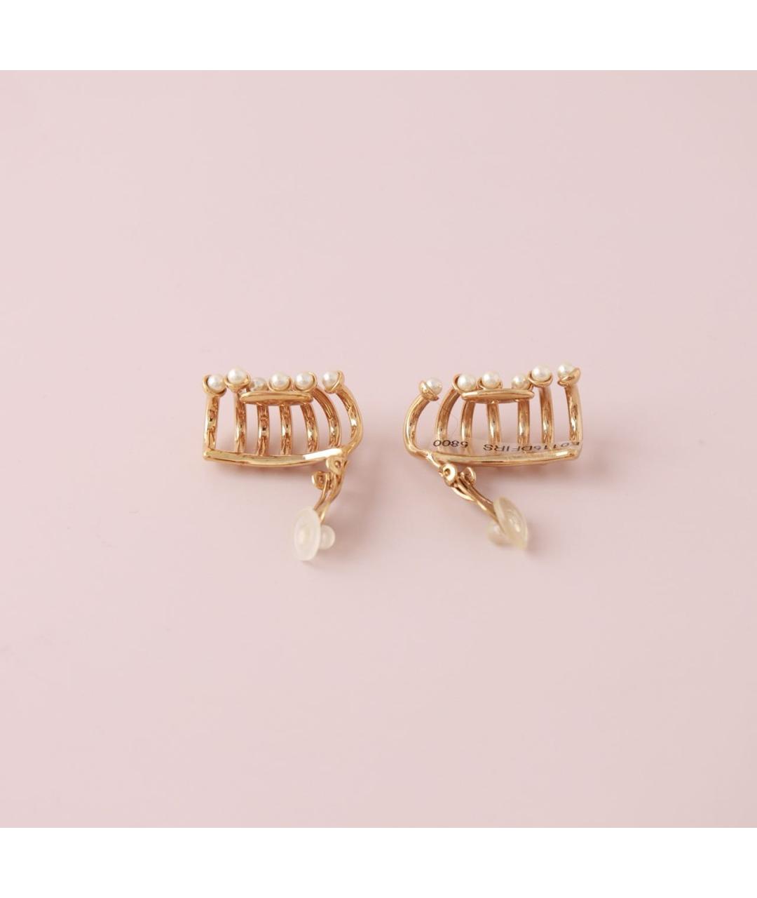 CHRISTIAN DIOR Золотые серьги, фото 2