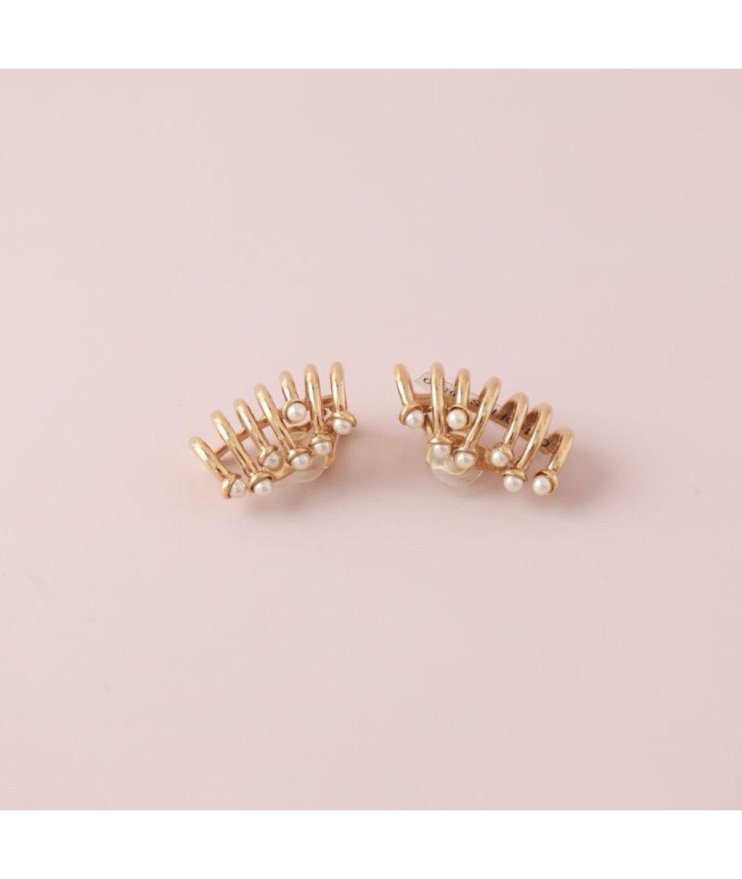 CHRISTIAN DIOR Золотые серьги, фото 6