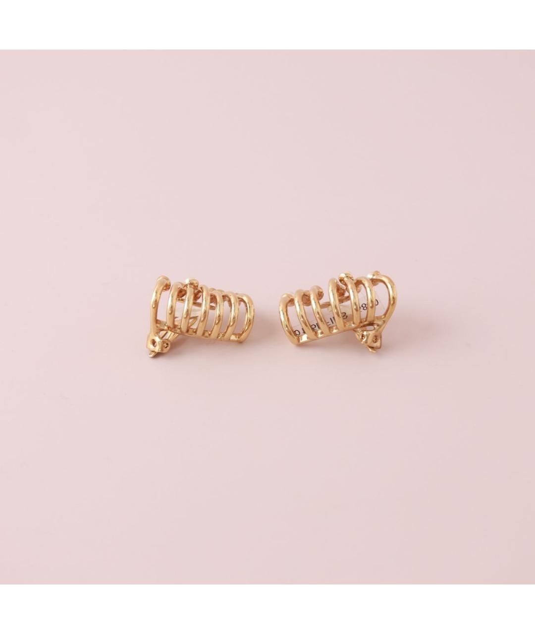 CHRISTIAN DIOR Золотые серьги, фото 5