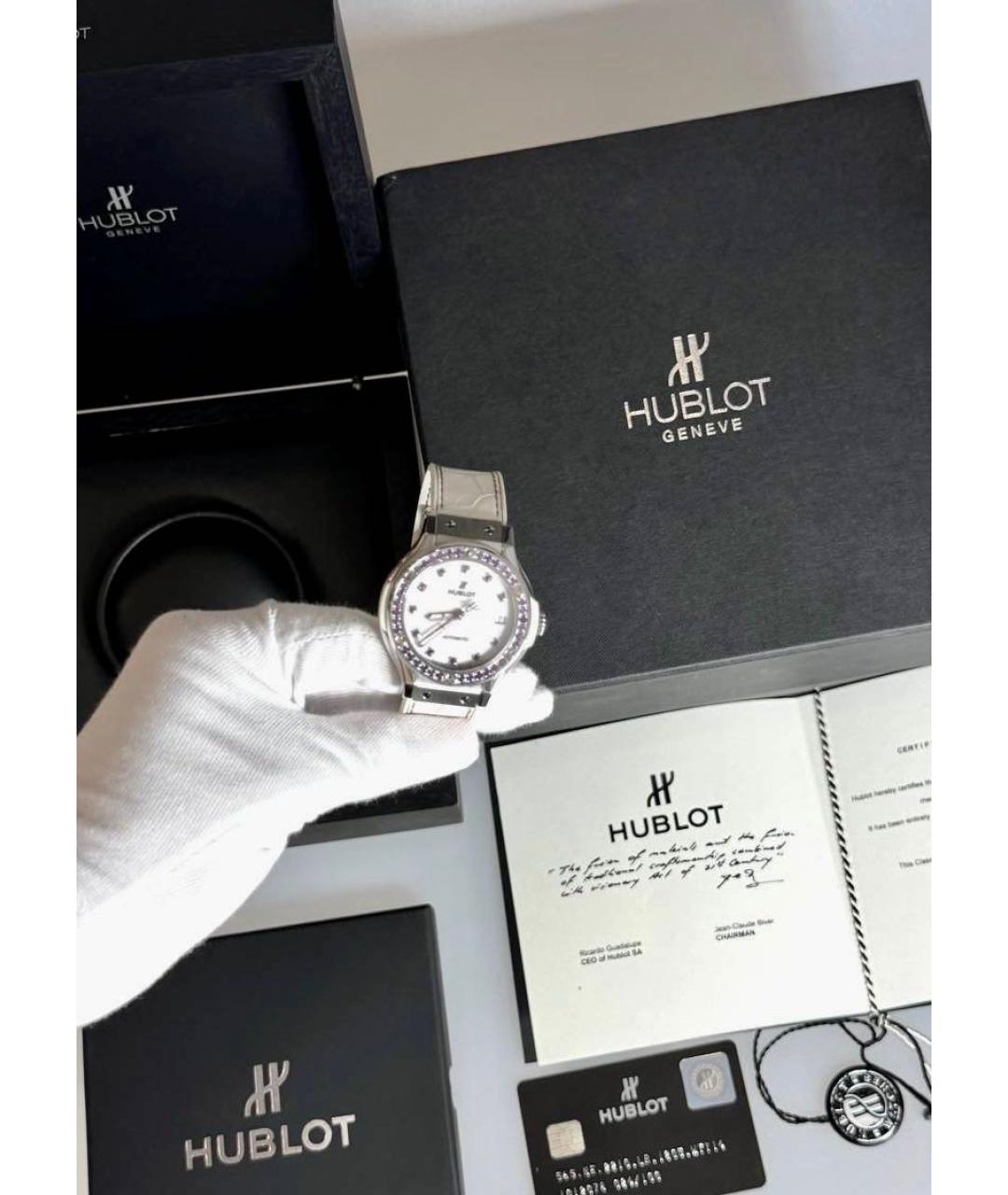 HUBLOT Белые часы, фото 4