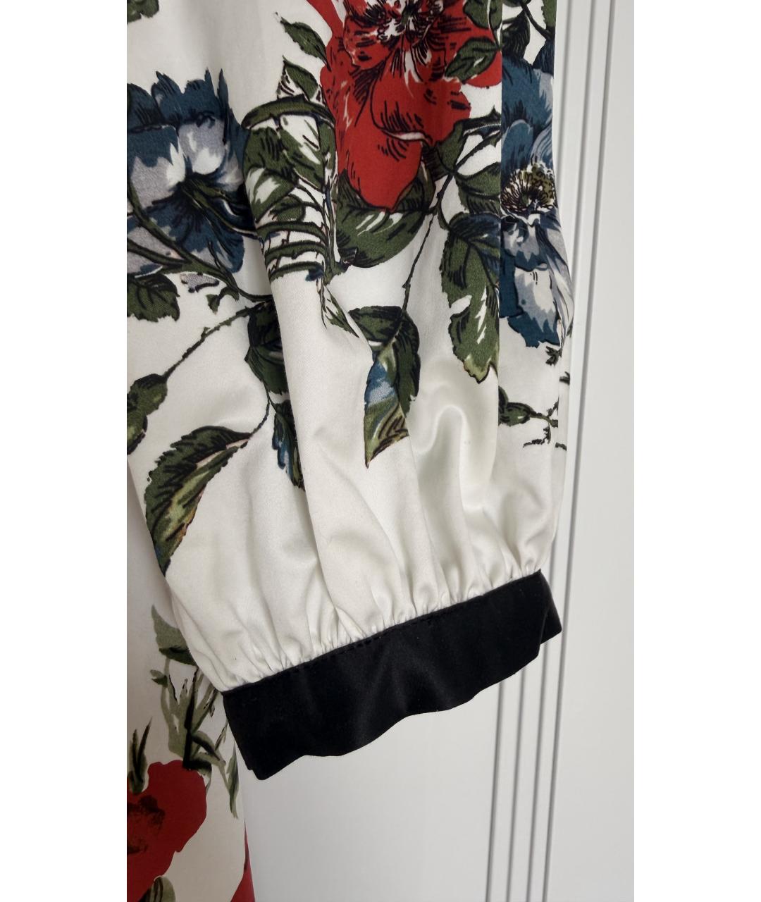 ALEXANDER MCQUEEN Мульти хлопковое платье, фото 6