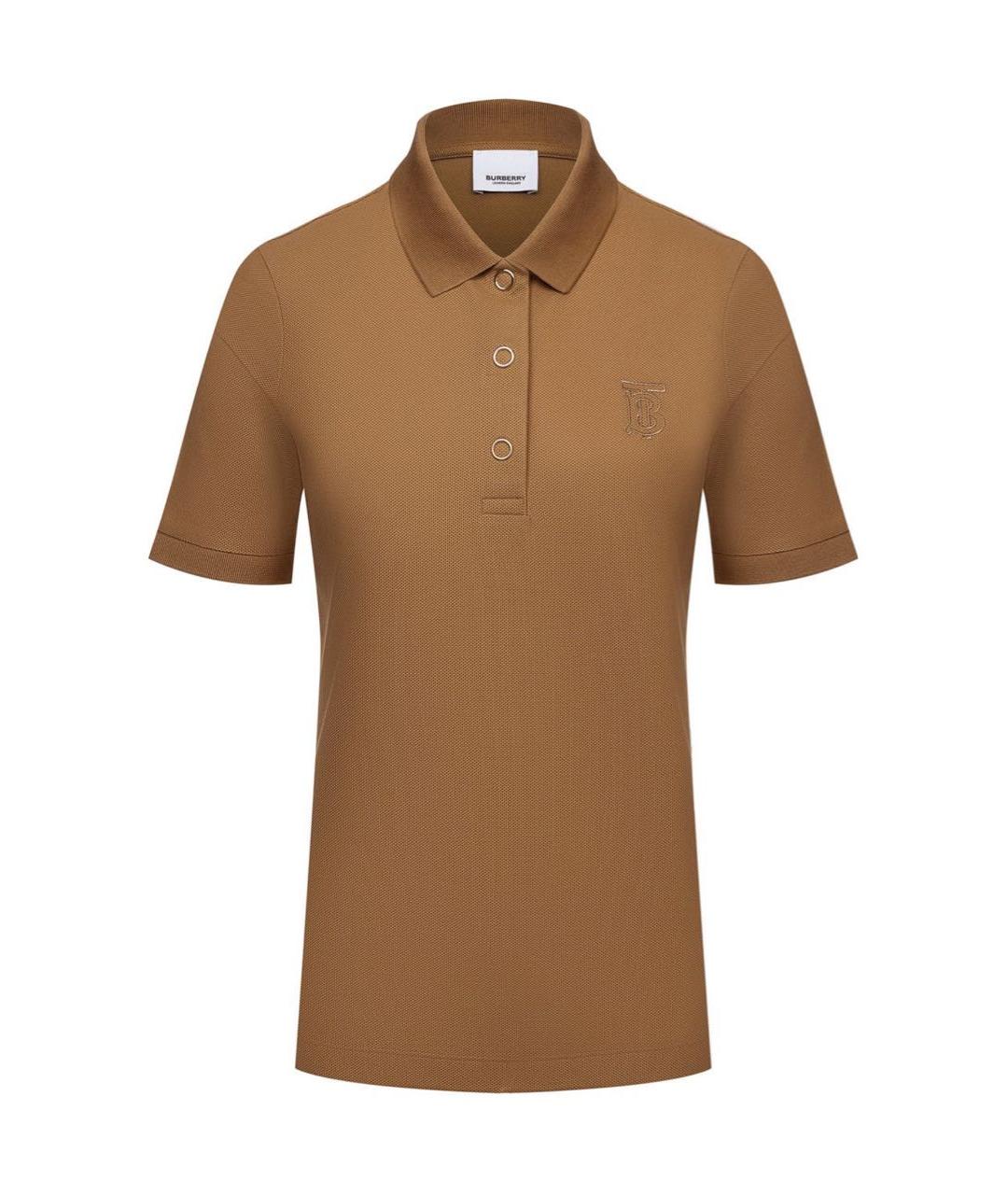 BURBERRY Коричневая футболка, фото 5