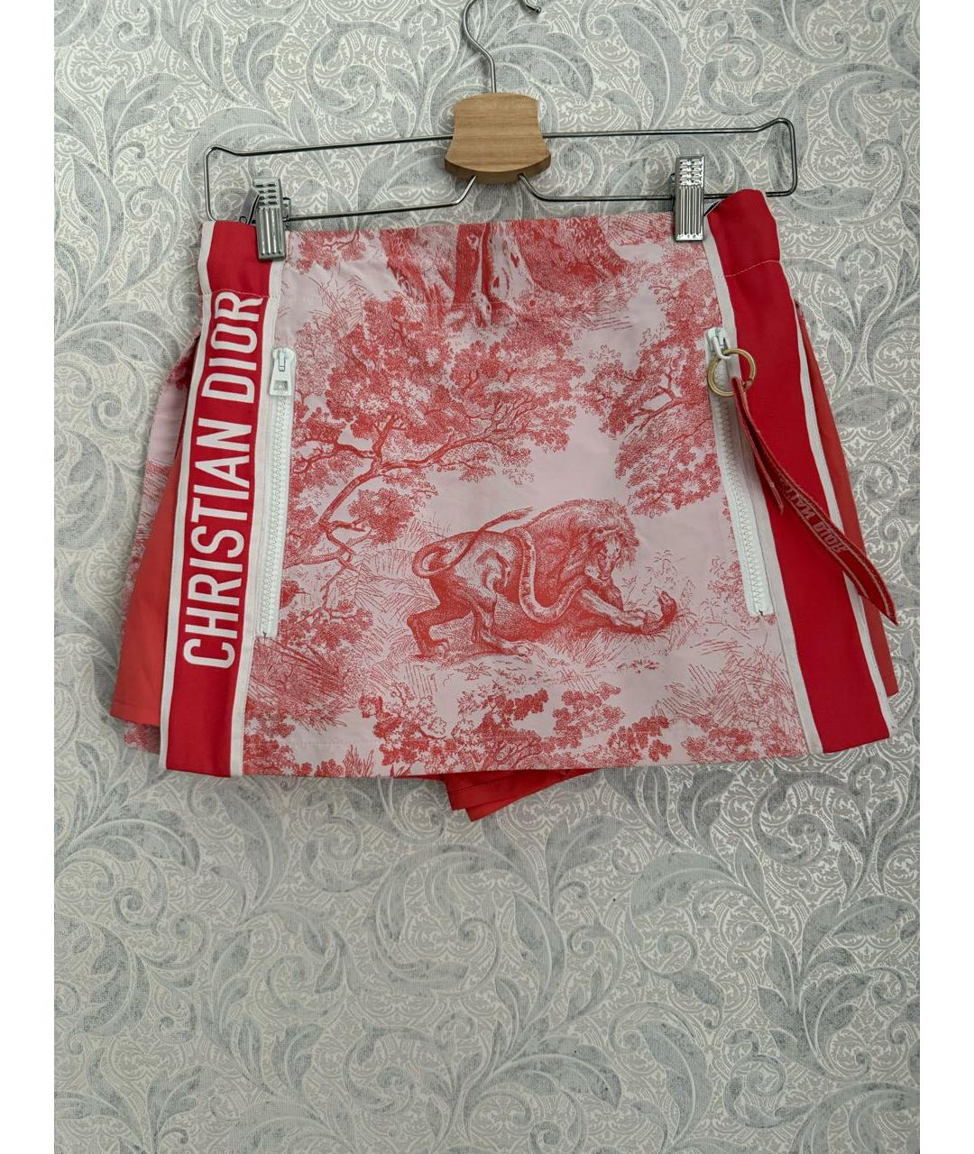 CHRISTIAN DIOR Коралловые шорты, фото 4