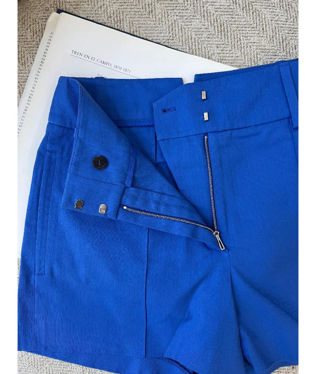 HERMES Синие хлопковые шорты, фото 4