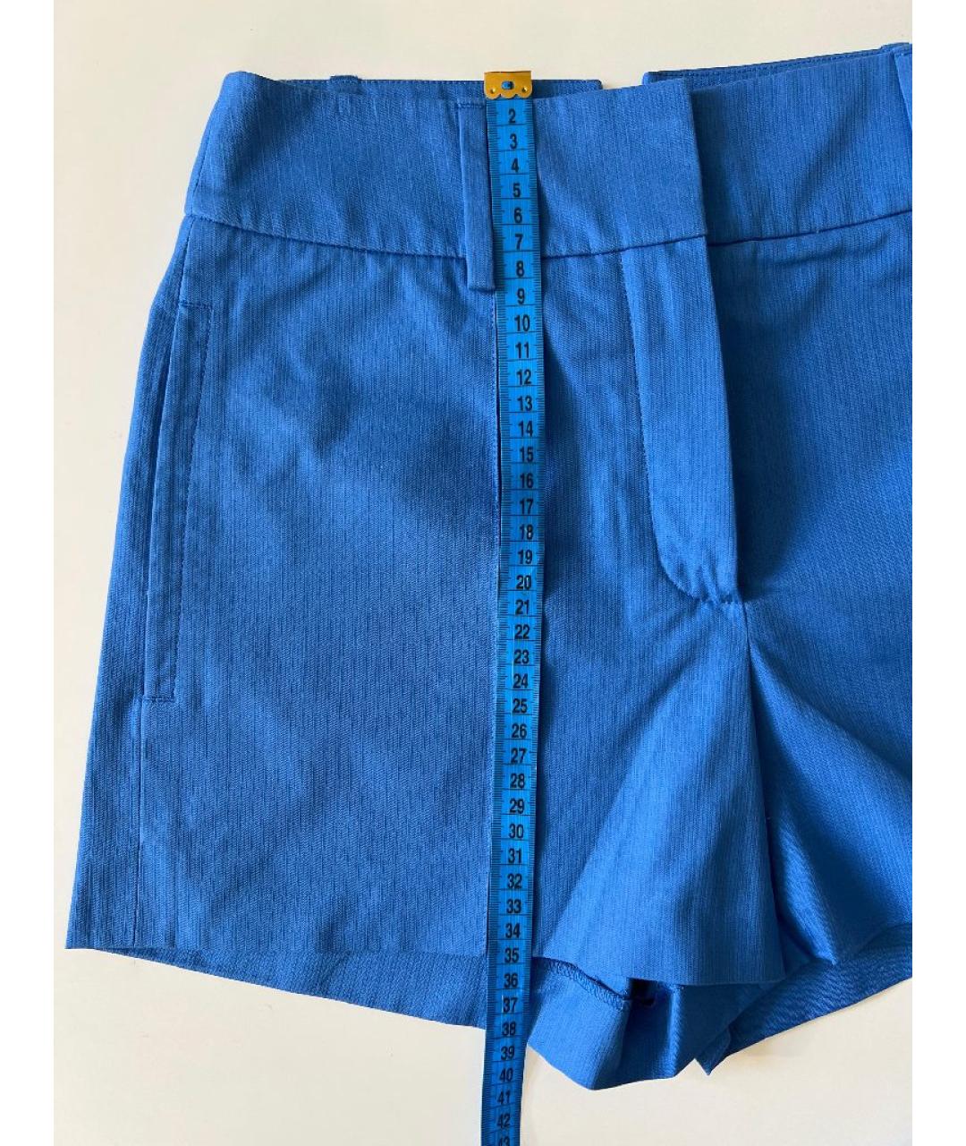 HERMES Синие хлопковые шорты, фото 6