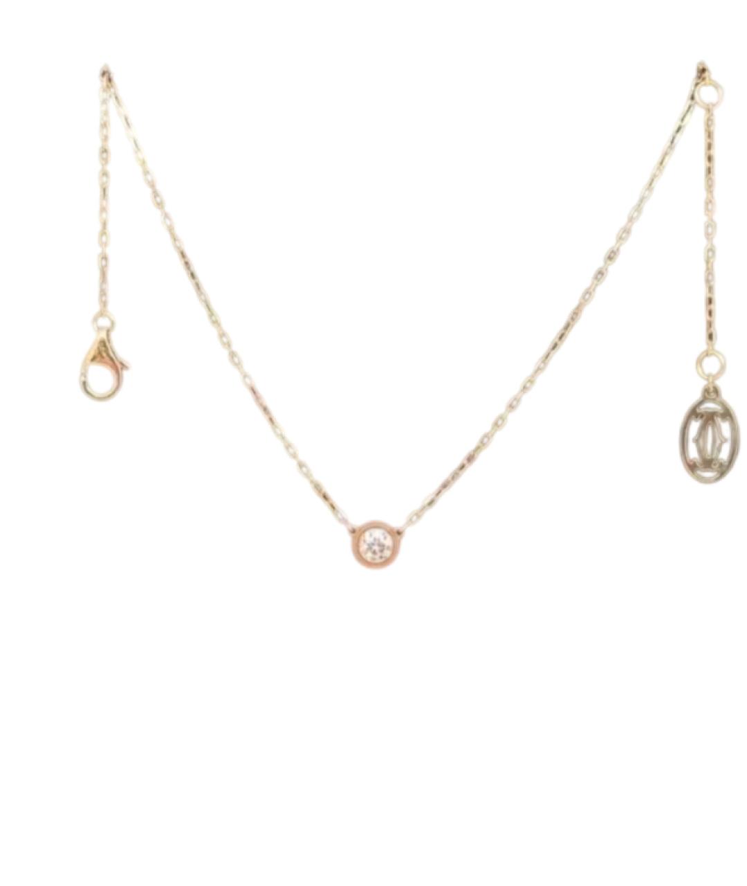 CARTIER Золотое колье из розового золота, фото 1