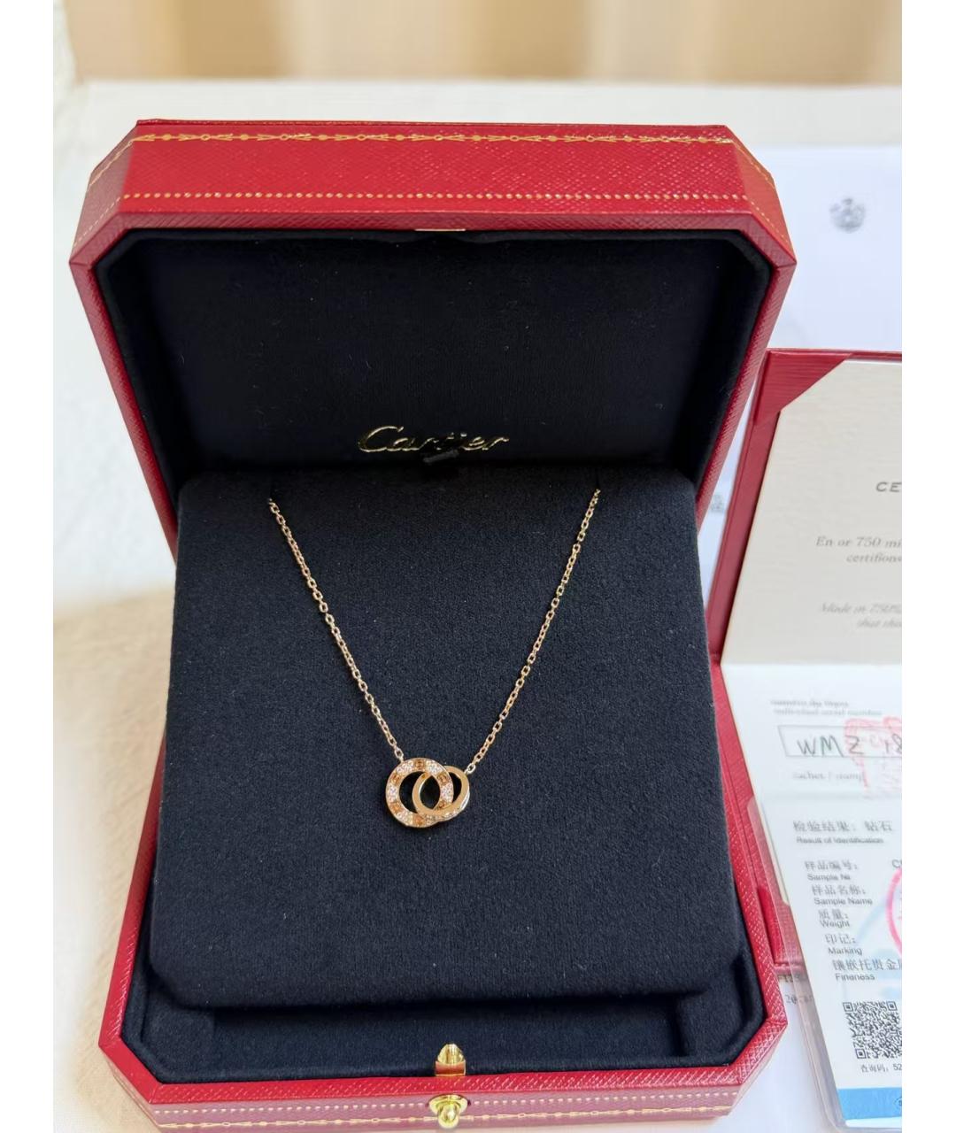 CARTIER Золотое колье, фото 3