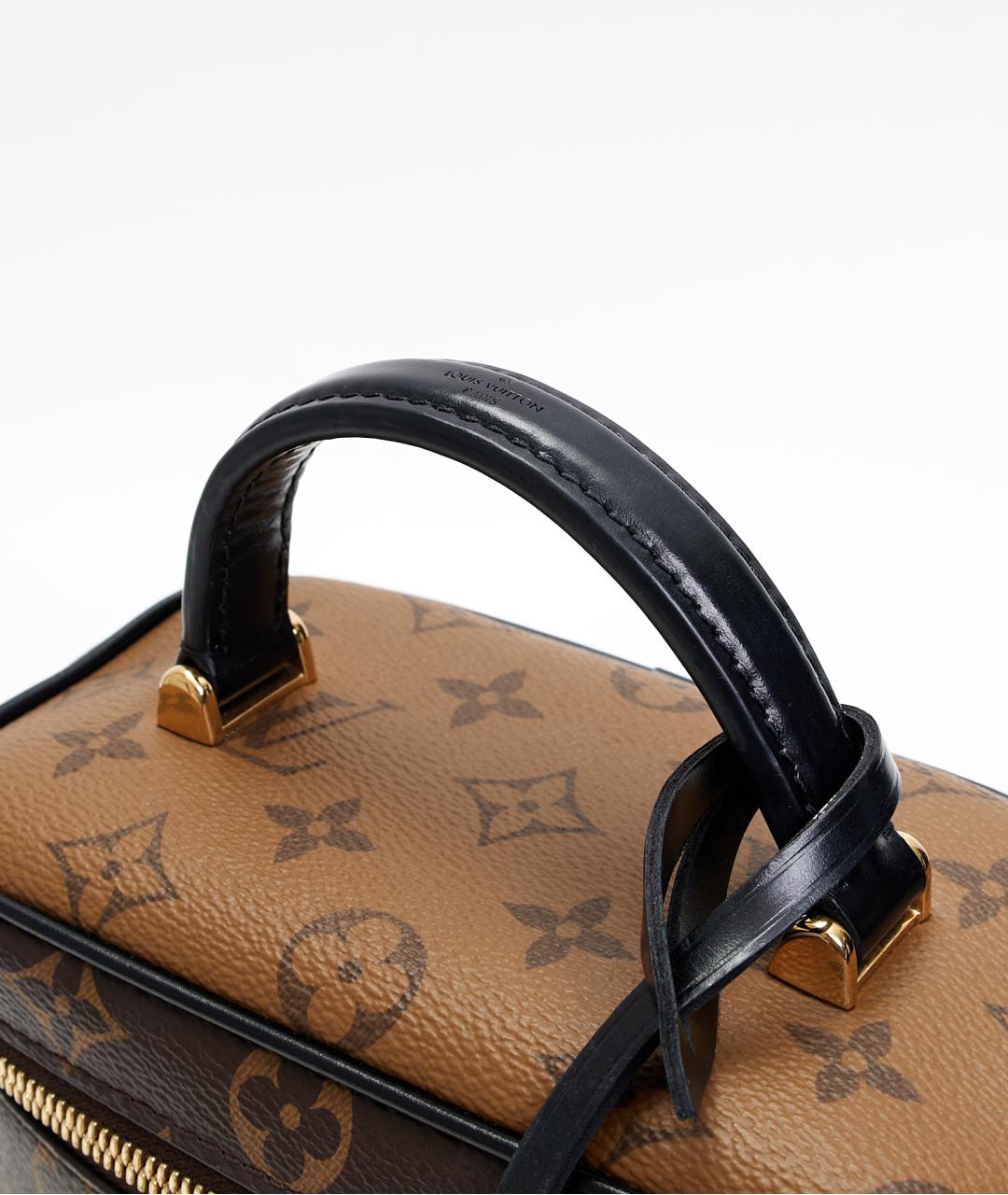 LOUIS VUITTON Коричневая кожаная сумка через плечо, фото 2