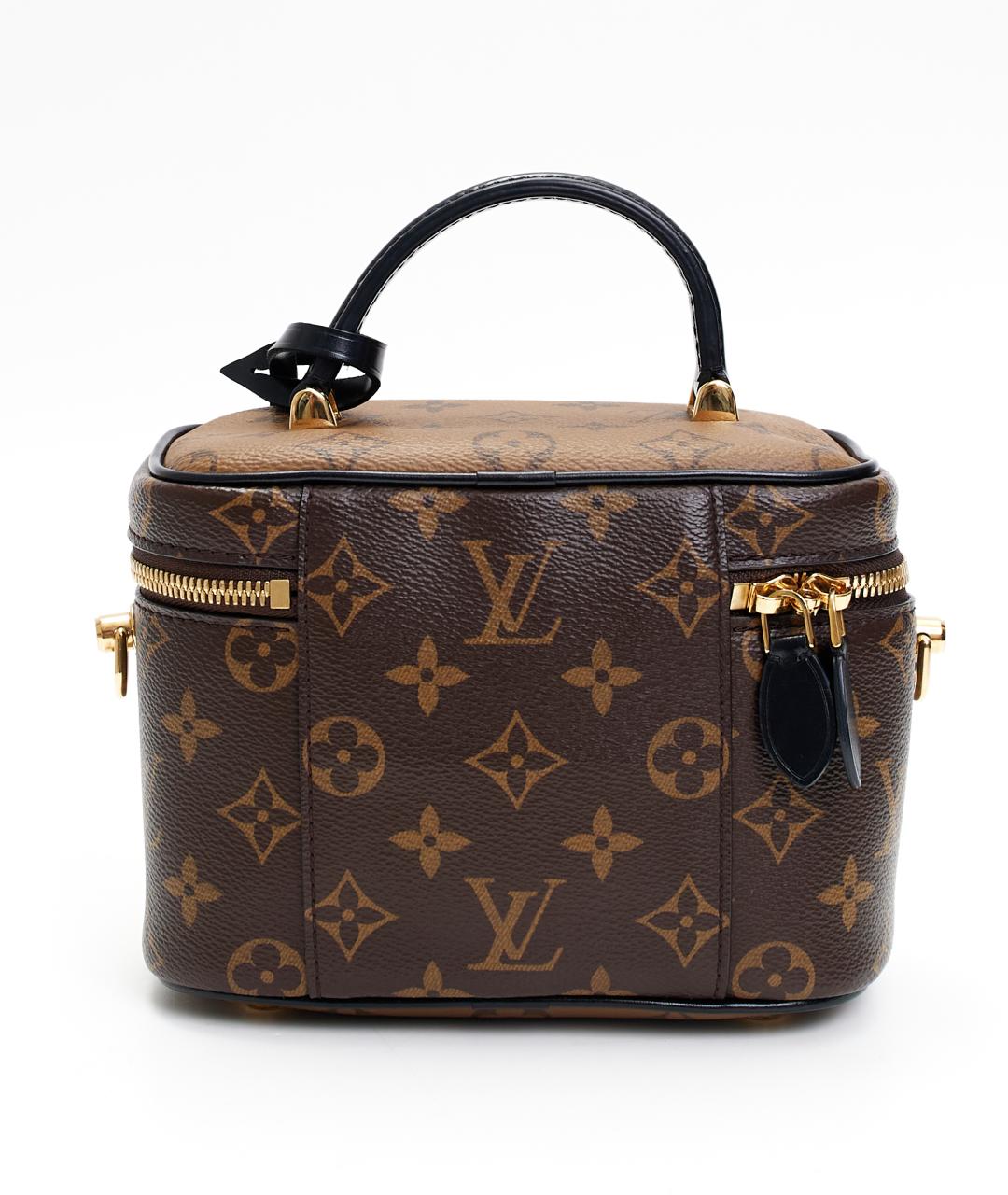 LOUIS VUITTON Коричневая кожаная сумка через плечо, фото 5