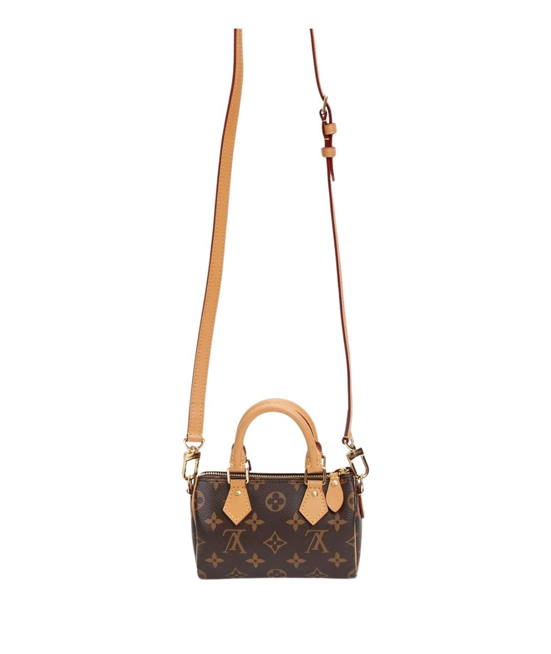 LOUIS VUITTON Коричневая сумка через плечо из канвы, фото 1