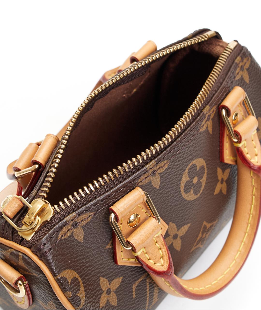 LOUIS VUITTON Коричневая сумка через плечо из канвы, фото 7