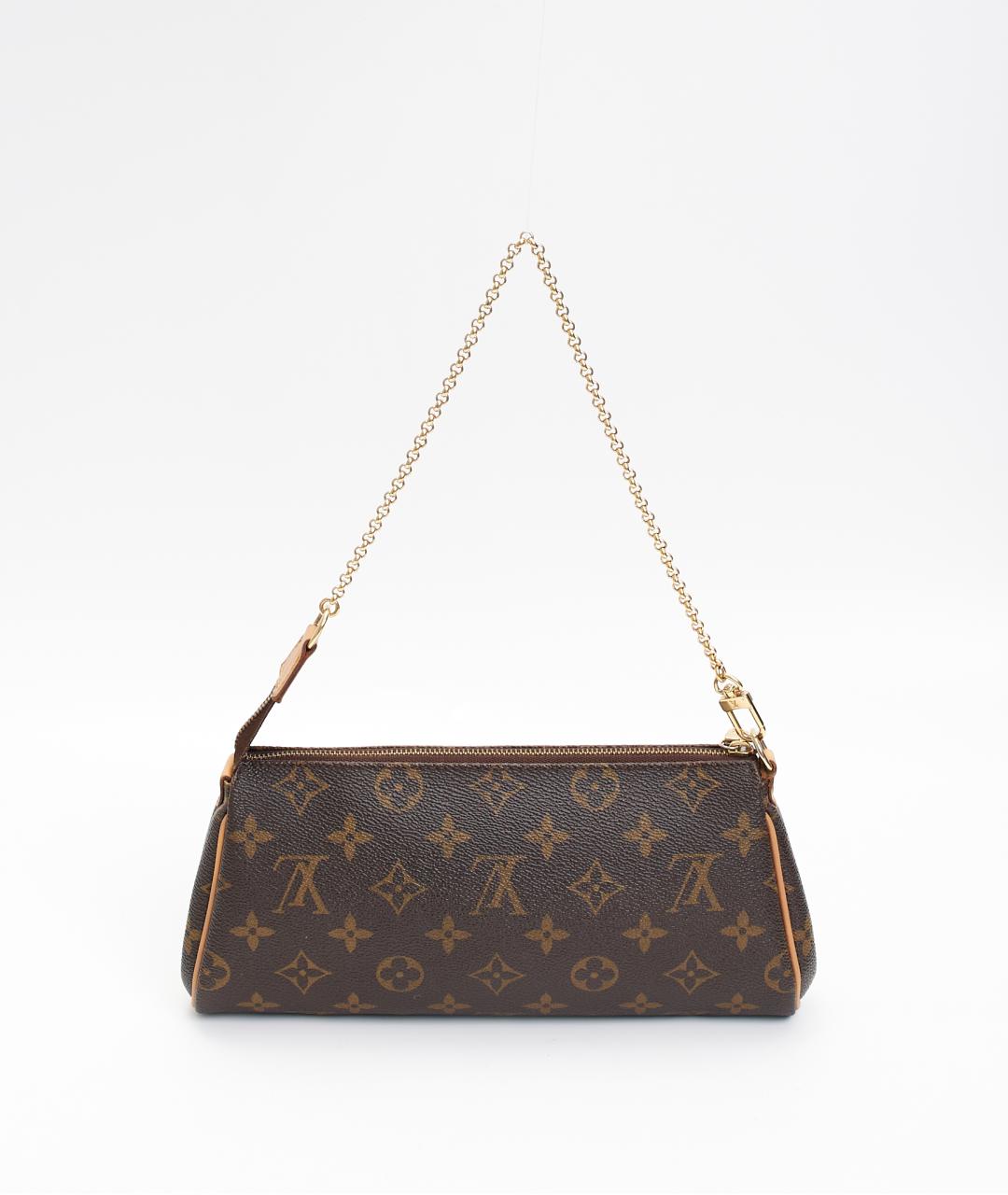 LOUIS VUITTON Коричневая сумка с короткими ручками из канвы, фото 4