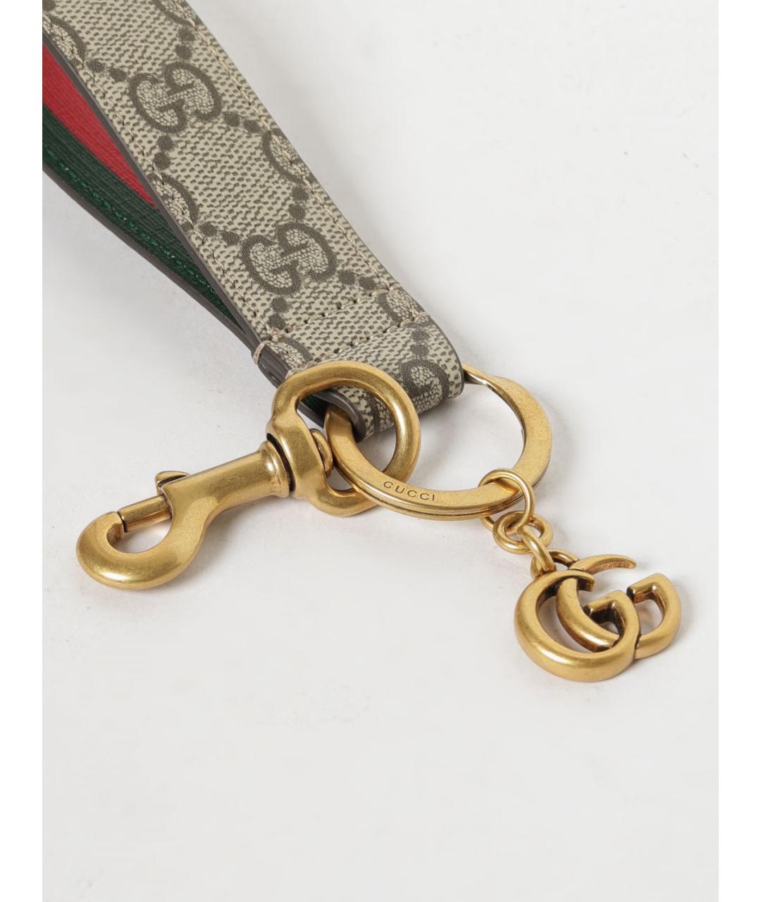 GUCCI Бежевый брелок, фото 2