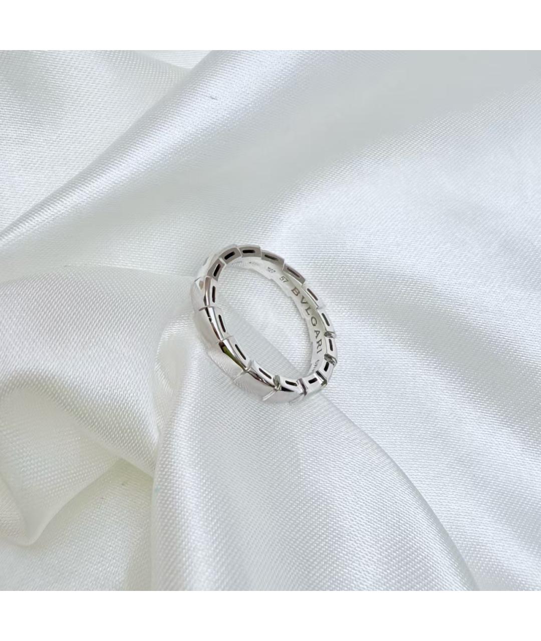BVLGARI Серебряное кольцо из бисера, фото 4