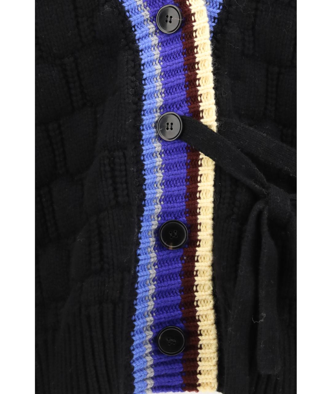 DRIES VAN NOTEN Черная шерстяная жилетка, фото 3