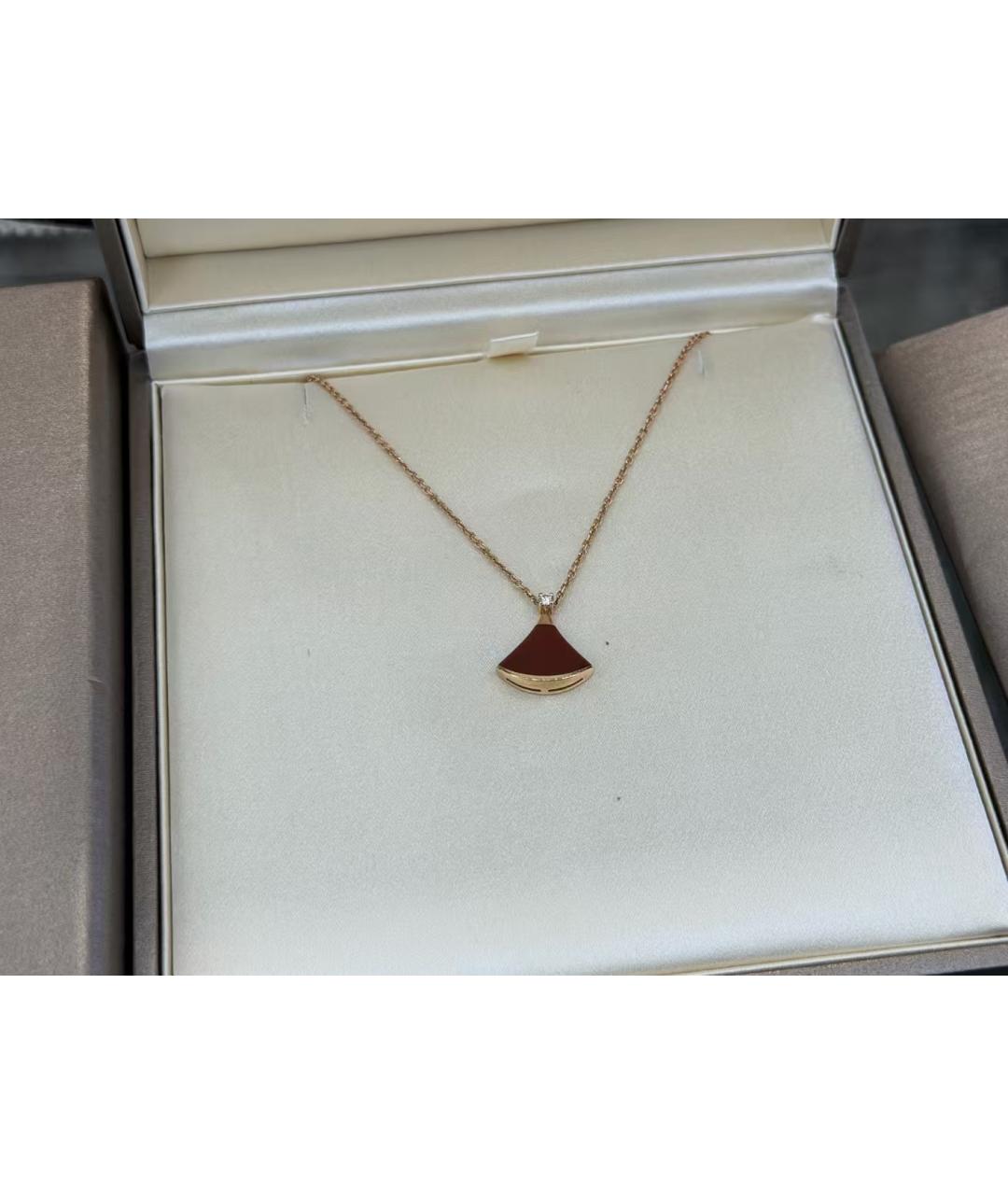 BVLGARI Золотое колье из розового золота, фото 2