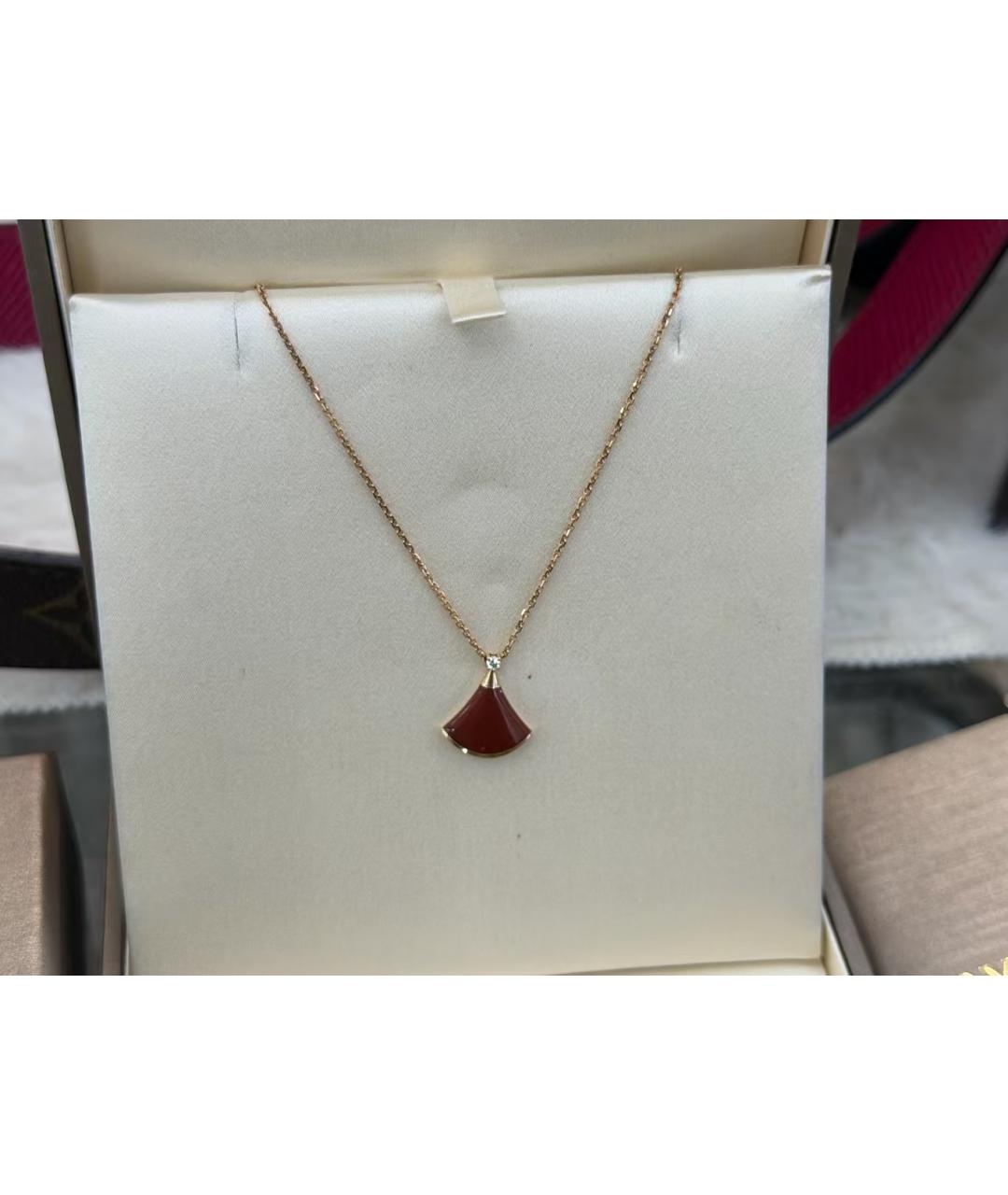 BVLGARI Золотое колье из розового золота, фото 3