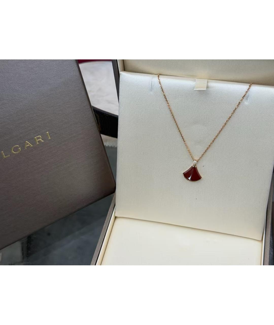 BVLGARI Золотое колье из розового золота, фото 4