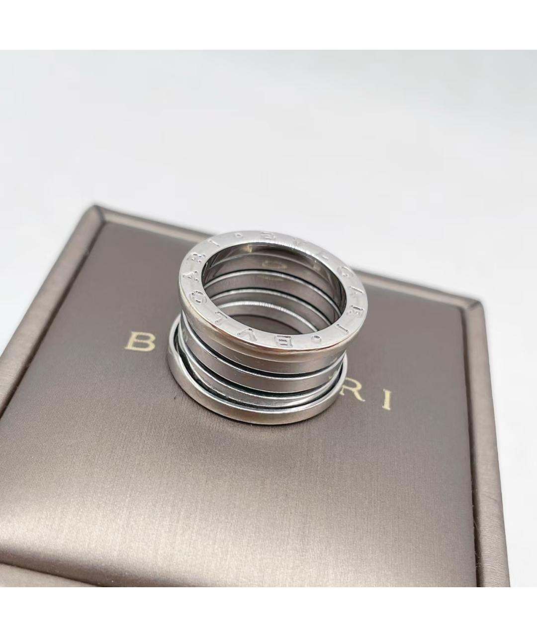 BVLGARI Серебряное кольцо из белого золота, фото 4