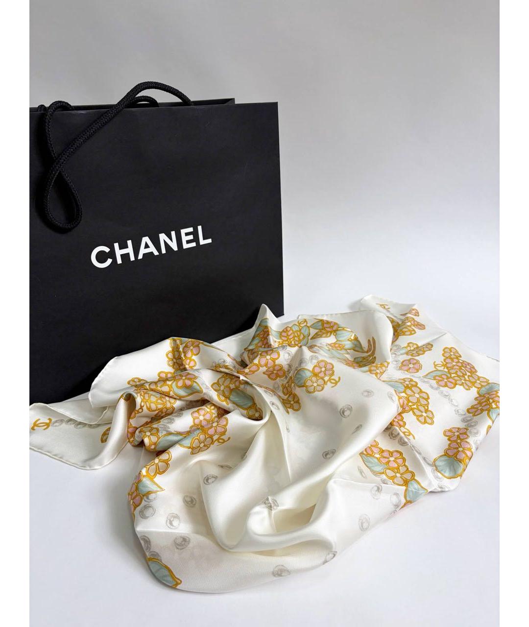 CHANEL Мульти шелковый платок, фото 4