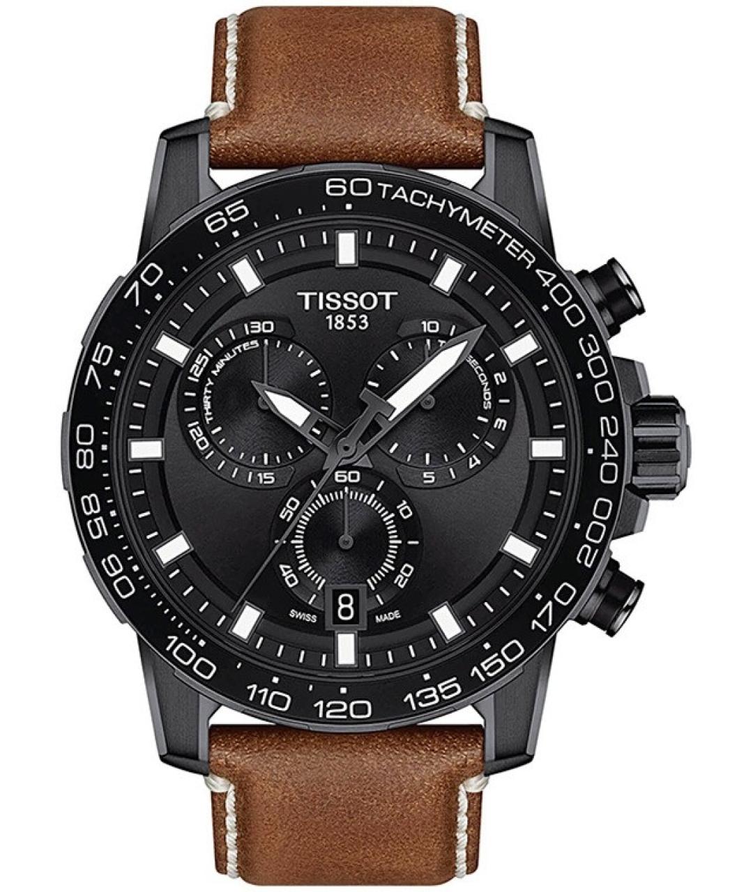 TISSOT Черные стальные часы, фото 6