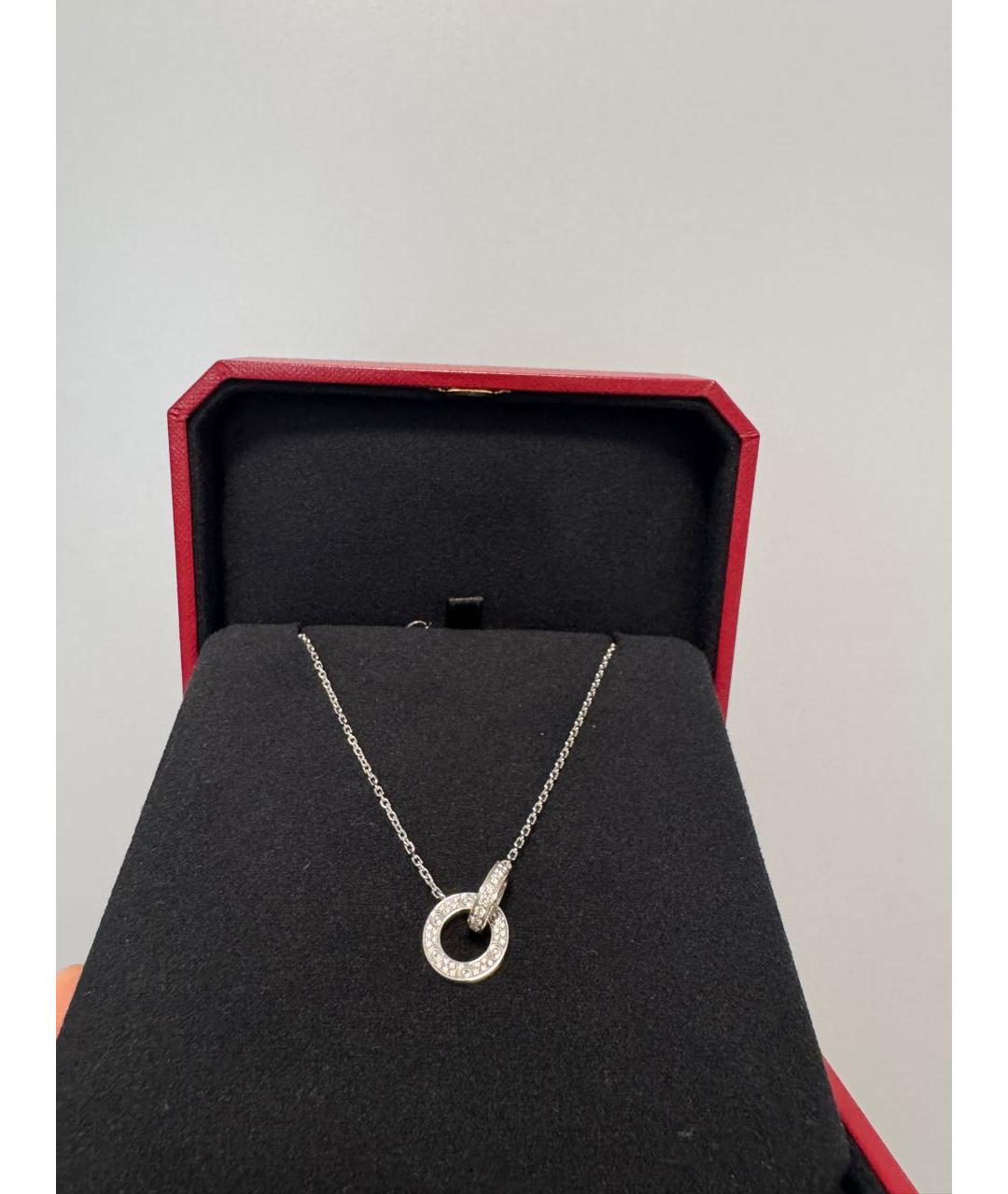 CARTIER Белая подвеска из белого золота, фото 4