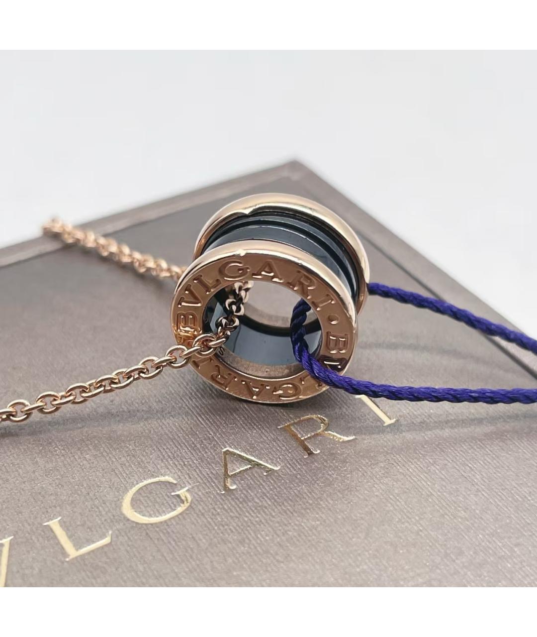 BVLGARI Золотое колье из розового золота, фото 3