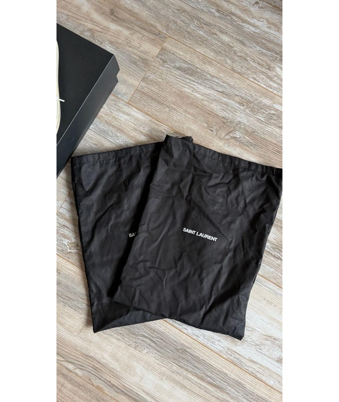 SAINT LAURENT Белые кожаные кеды, фото 7