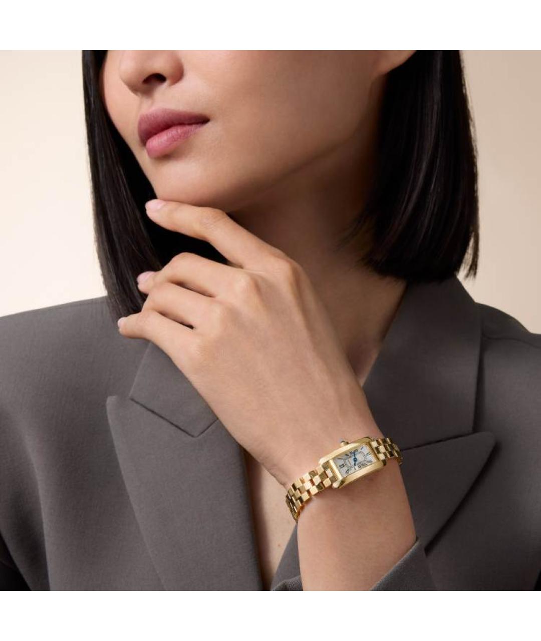 CARTIER Золотые часы из желтого золота, фото 2