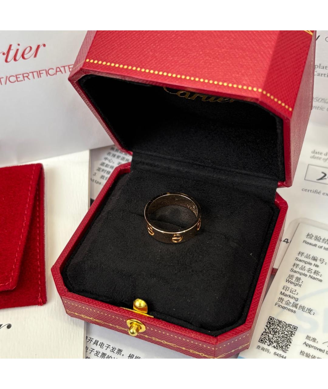 CARTIER Золотое кольцо из розового золота, фото 5