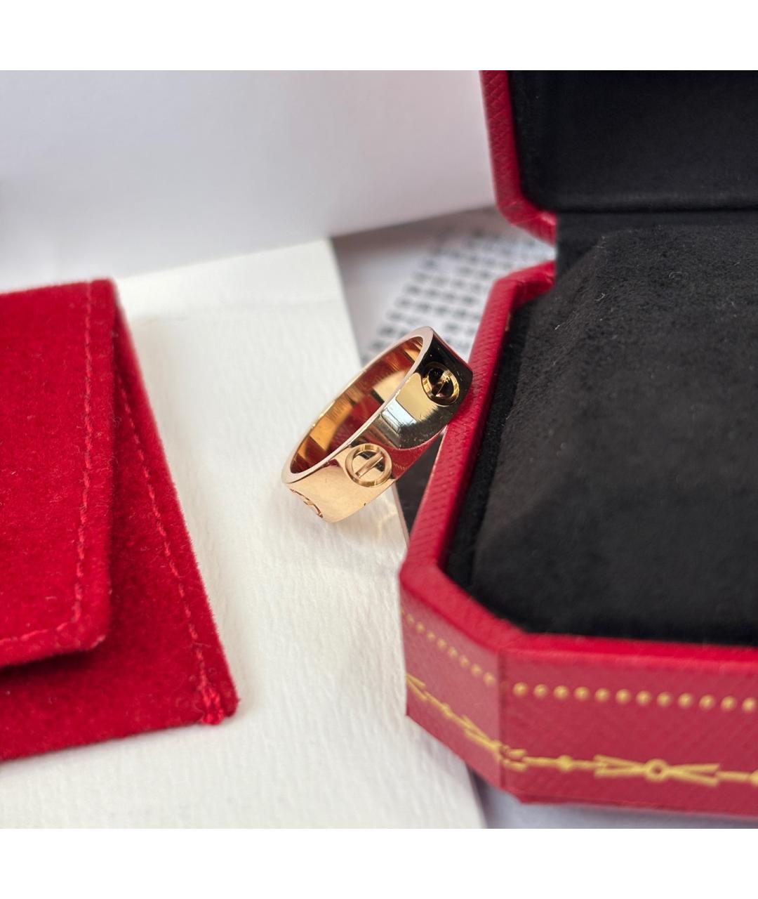 CARTIER Золотое кольцо из розового золота, фото 8