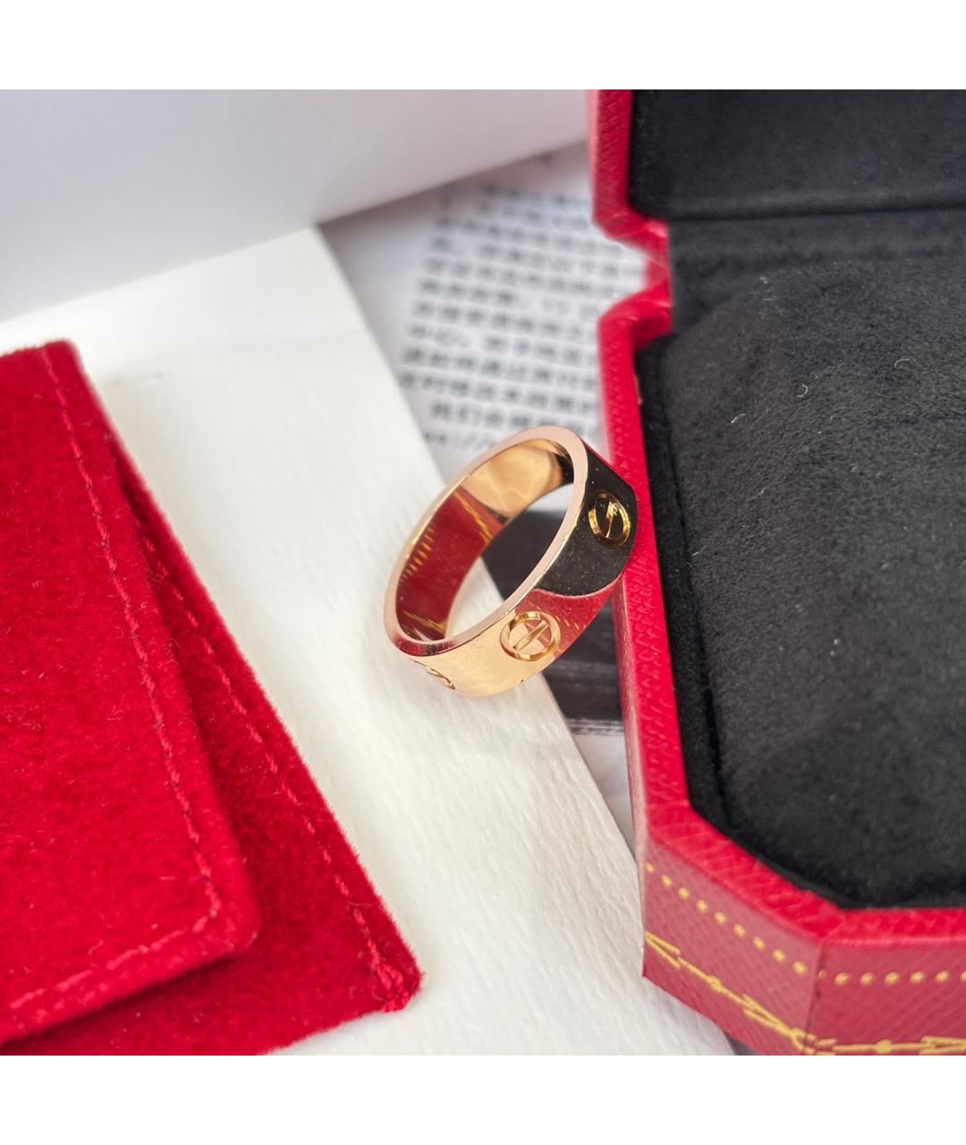 CARTIER Золотое кольцо из розового золота, фото 7
