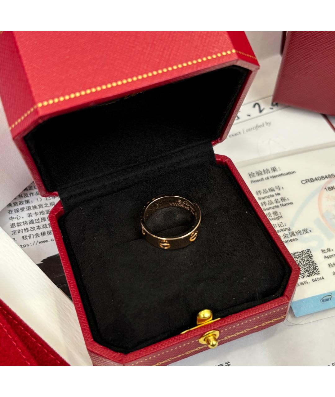 CARTIER Золотое кольцо из розового золота, фото 6