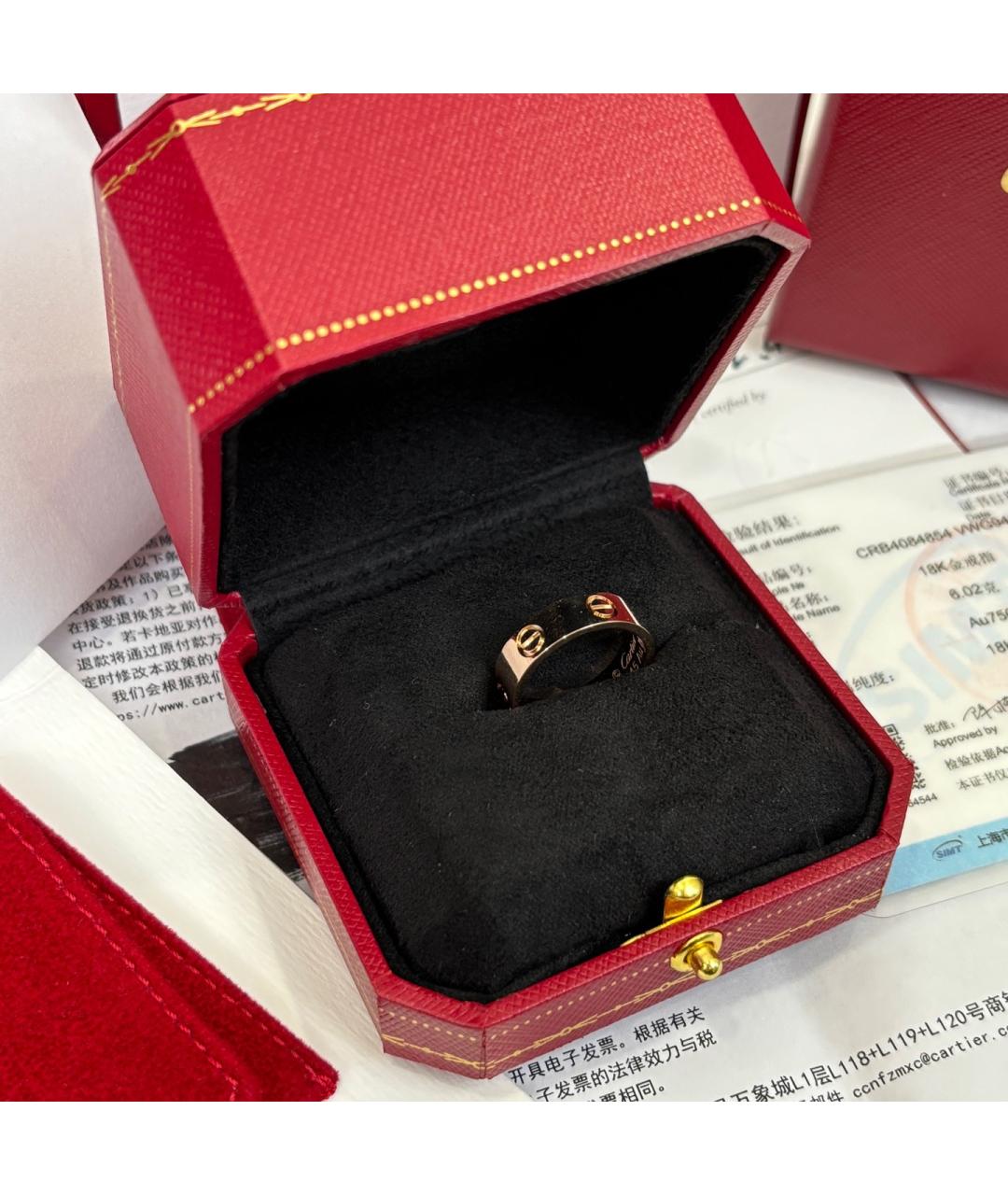 CARTIER Золотое кольцо из розового золота, фото 3