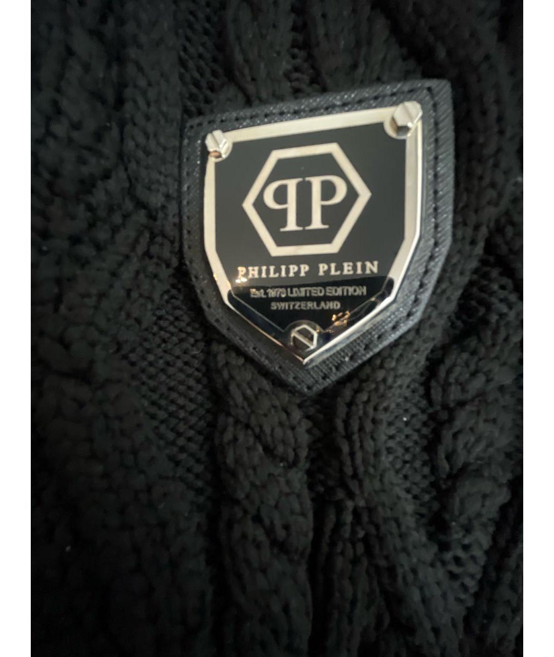 PHILIPP PLEIN Черный полиамидовый джемпер / свитер, фото 5