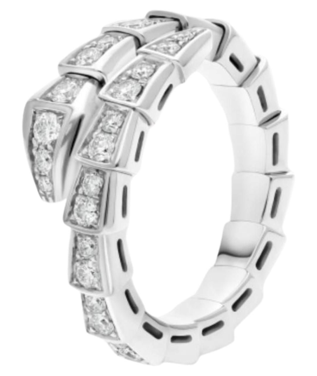 BVLGARI Серебряное кольцо из белого золота, фото 1