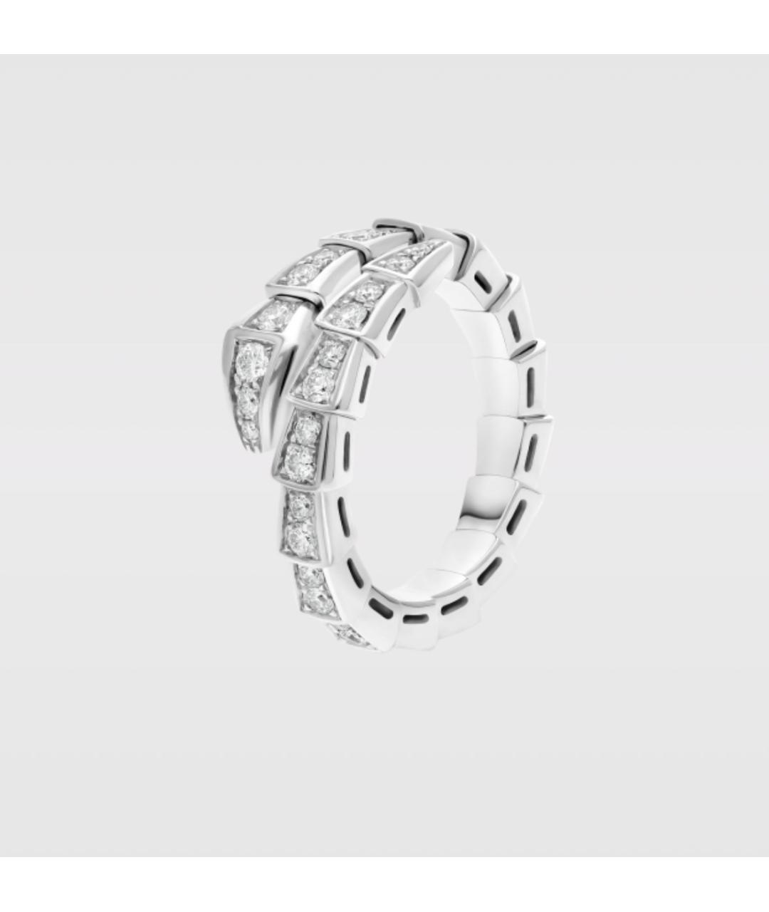 BVLGARI Серебряное кольцо из белого золота, фото 3