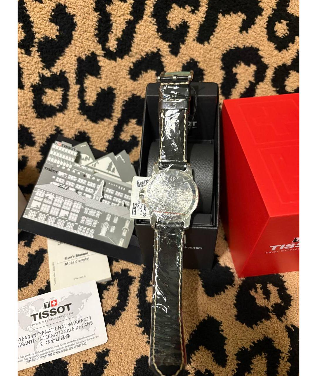 TISSOT Темно-синие стальные часы, фото 3