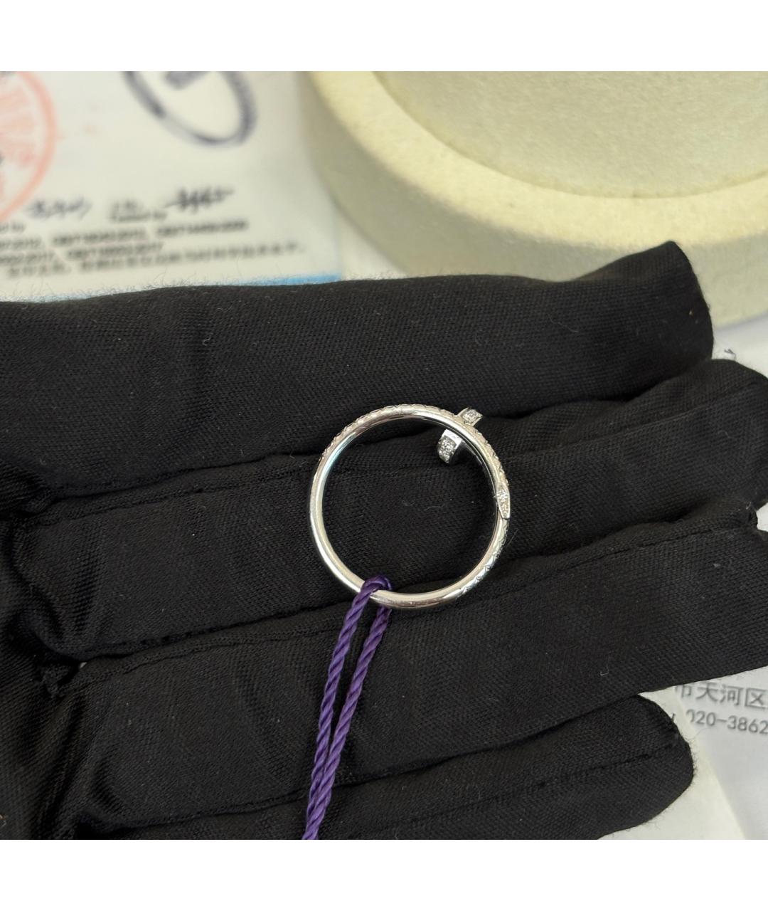 CARTIER Серебряное кольцо из белого золота, фото 8