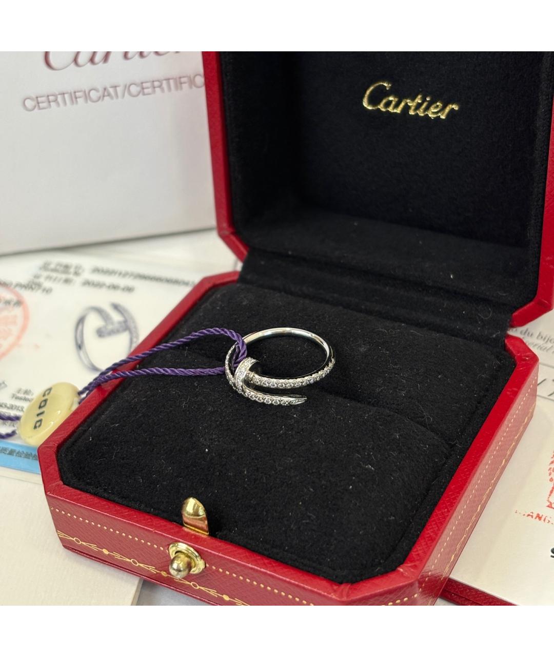 CARTIER Серебряное кольцо из белого золота, фото 4